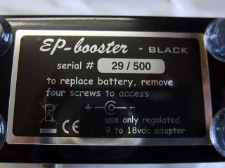 xotic EP-booster Limted Edition-Black